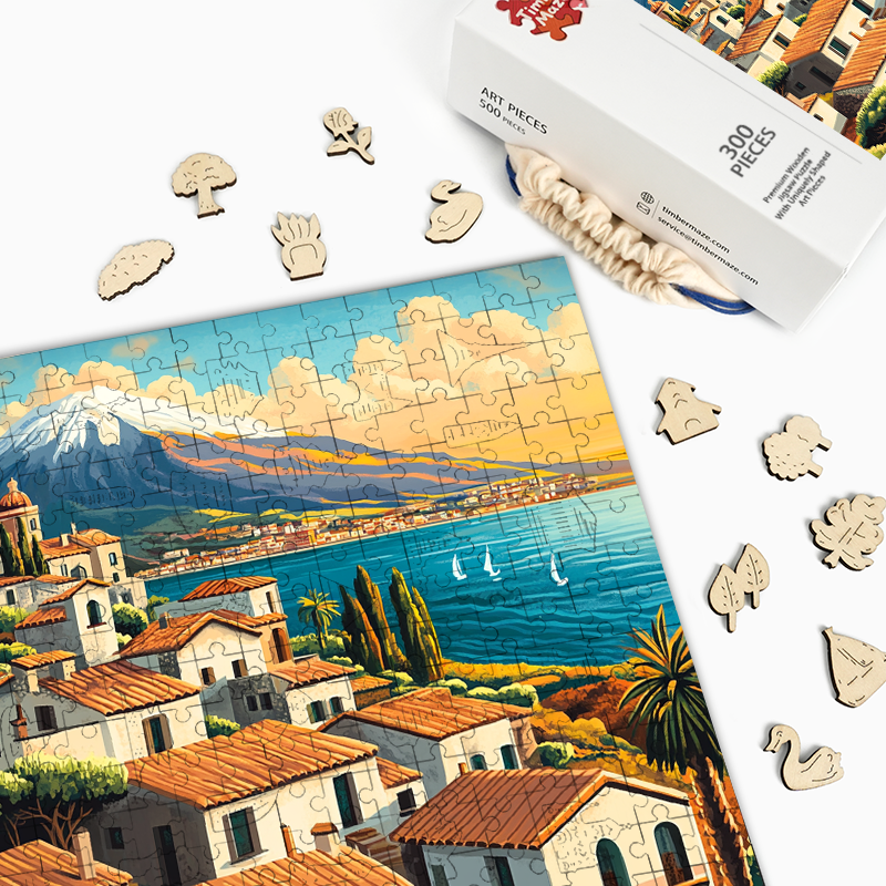 Sicily - Wooden Jigsaw Puzzle