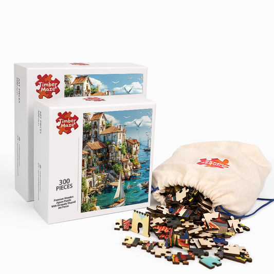 A Coastal Gem - Wooden Jigsaw Puzzle