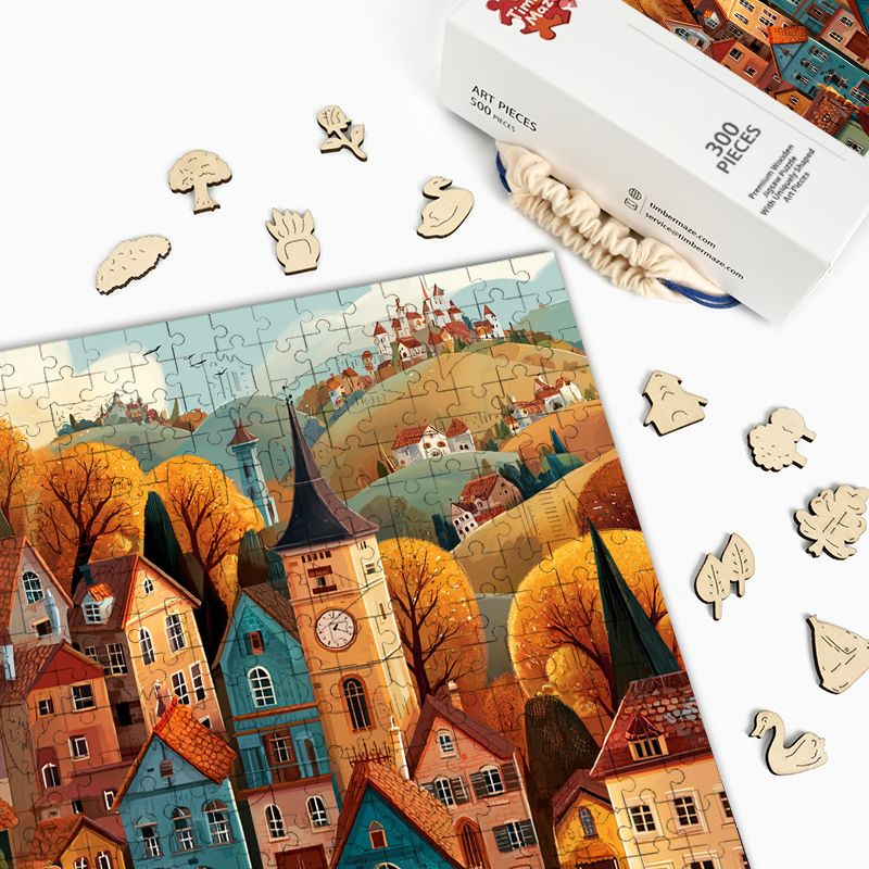 Harvest Time - Wooden Jigsaw Puzzle