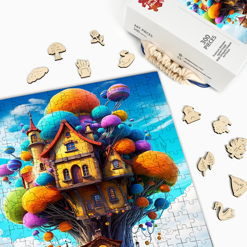 Dreamtopia Castle - Wooden Jigsaw Puzzle