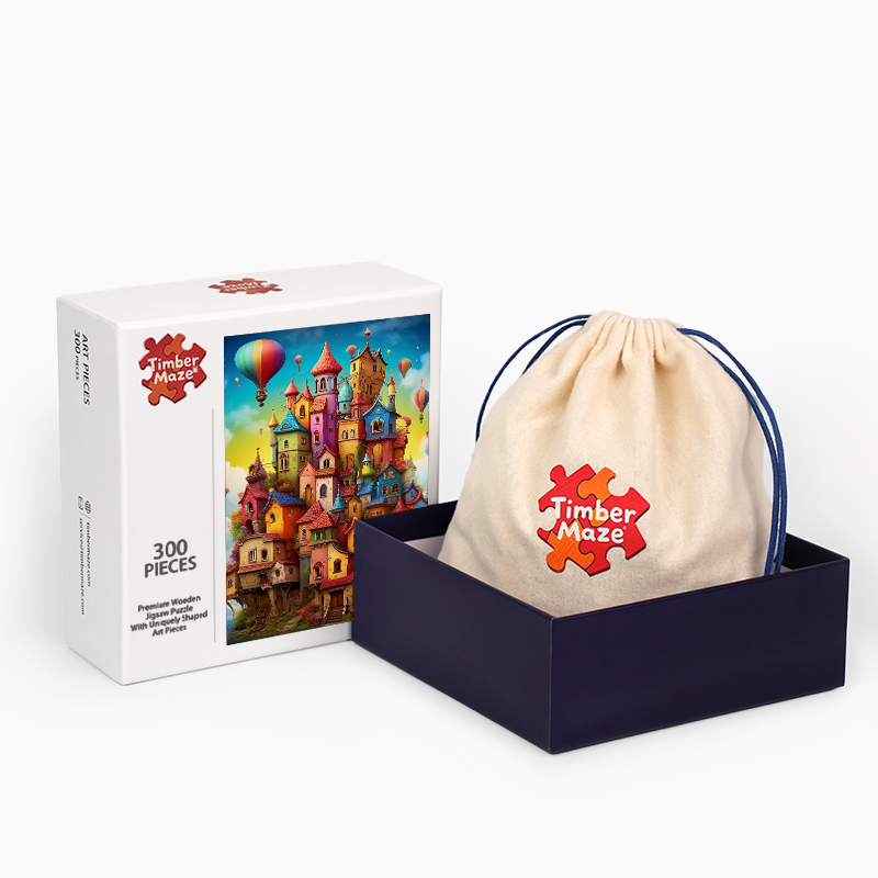 Fantasy Castles - Wooden Jigsaw Puzzle
