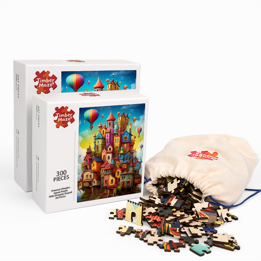 Fantasy Castles - Wooden Jigsaw Puzzle