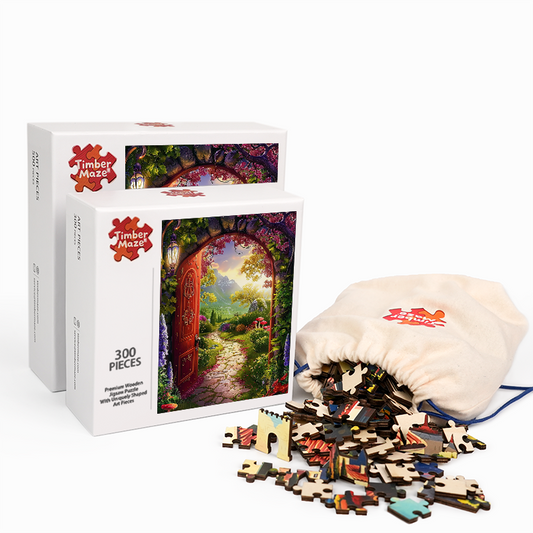 Garden Gateway - Wooden Jigsaw Puzzle
