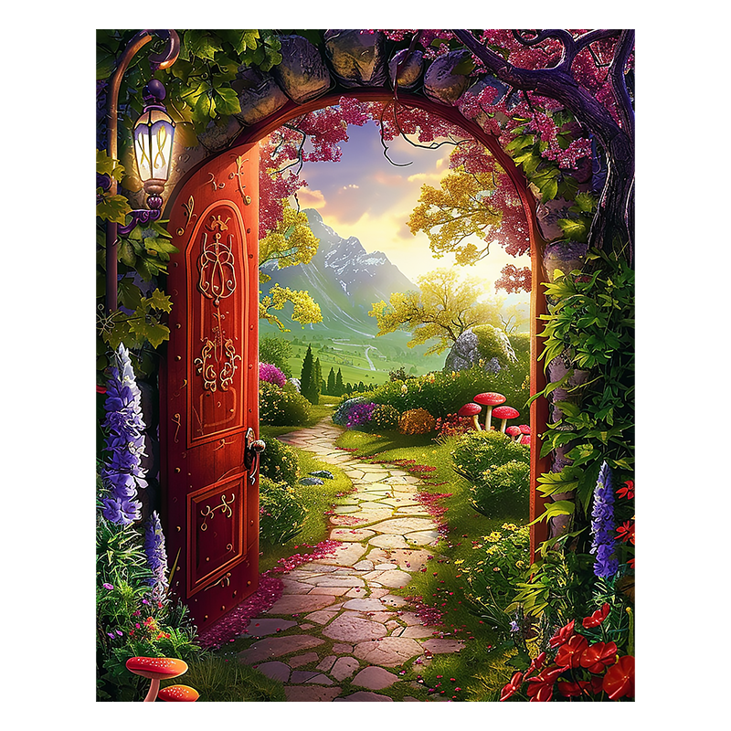 Garden Gateway - Wooden Jigsaw Puzzle