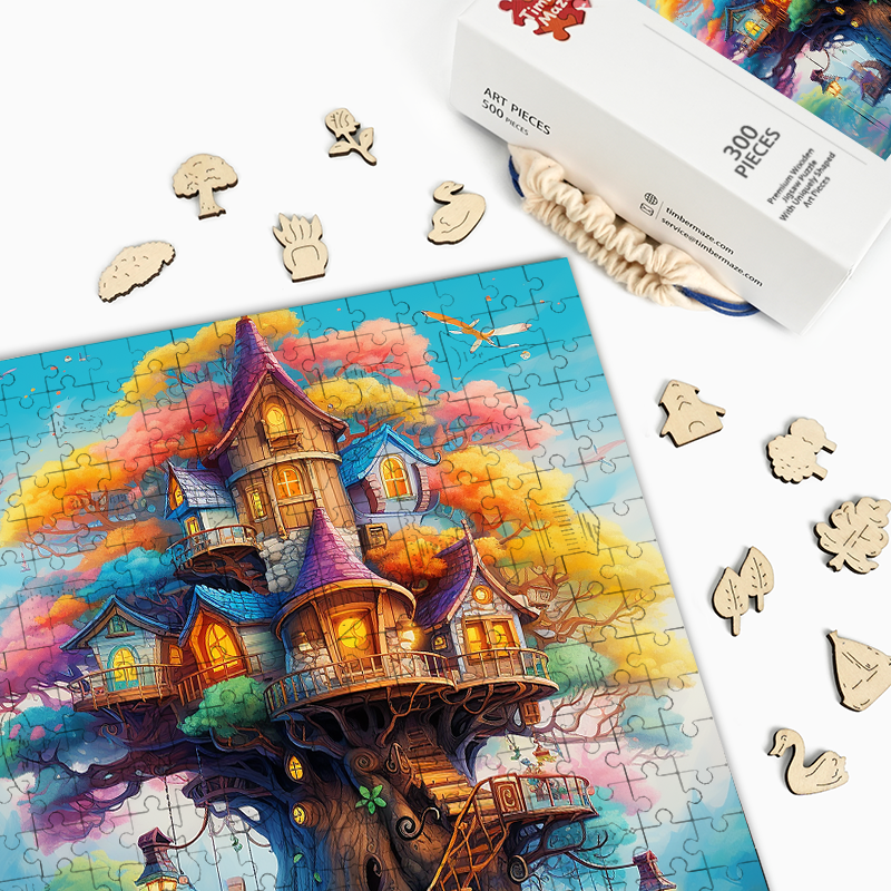 Treetopia - Wooden Jigsaw Puzzle