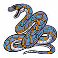 Coiled Snake - Wooden Jigsaw Puzzle