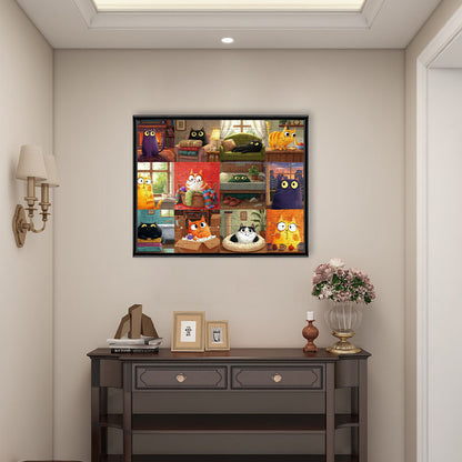 Cat Moments - Wooden Jigsaw Puzzle