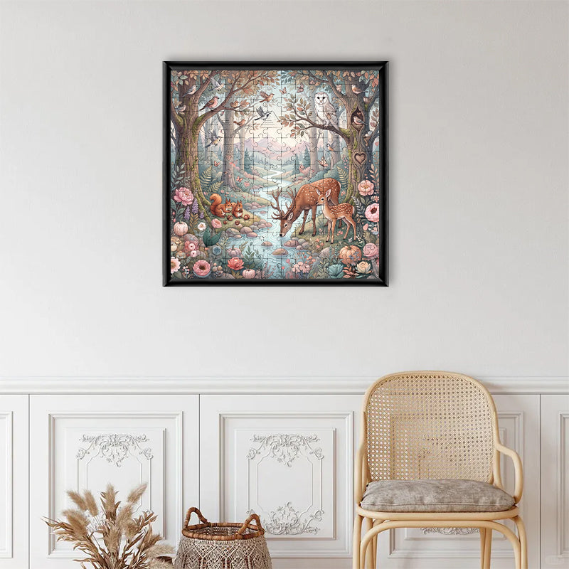 Woodland Harmony - Wooden Jigsaw Puzzle