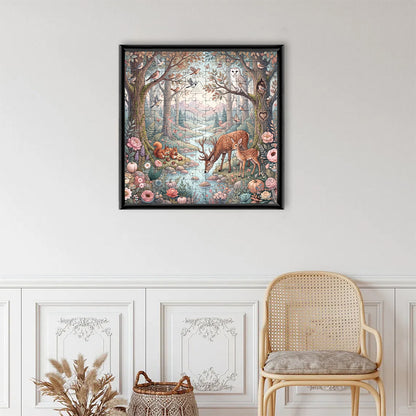 Woodland Harmony - Wooden Jigsaw Puzzle