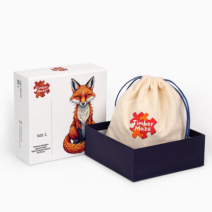 The Gilded Fox - Wooden Jigsaw Puzzle