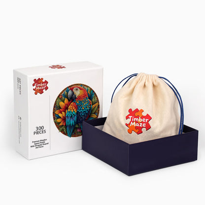 Birds of Bloom - Wooden Jigsaw Puzzle