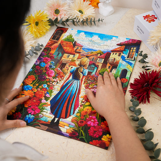 Blossom Trail - Wooden Jigsaw Puzzle