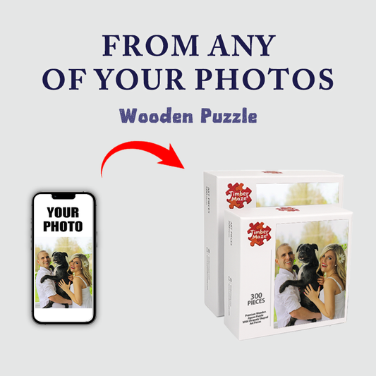 Personalized Photo Love Theme Wooden Puzzles