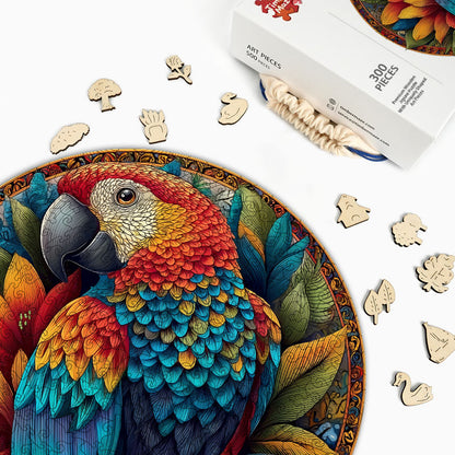 Birds of Bloom - Wooden Jigsaw Puzzle