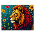Starry Garden Lion - Wooden Jigsaw Puzzle