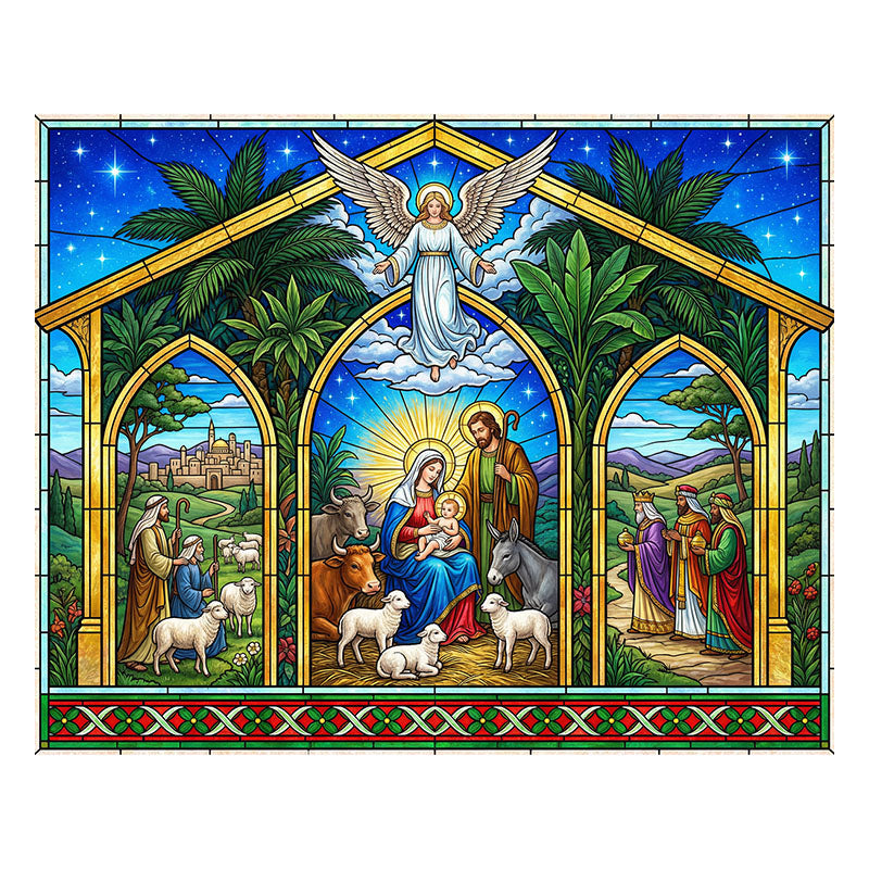 Nativity Light - Wooden Jigsaw Puzzle