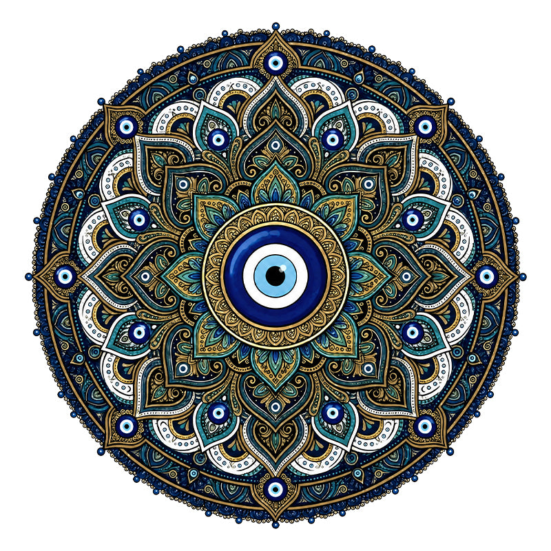 Sacred Eye of Protection - Wooden Jigsaw Puzzle