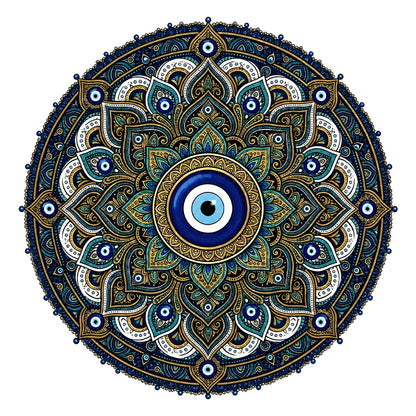 Sacred Eye of Protection - Wooden Jigsaw Puzzle