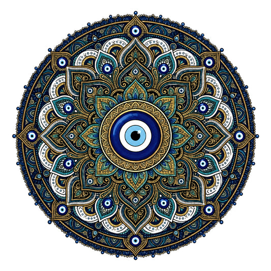 Sacred Eye of Protection - Wooden Jigsaw Puzzle