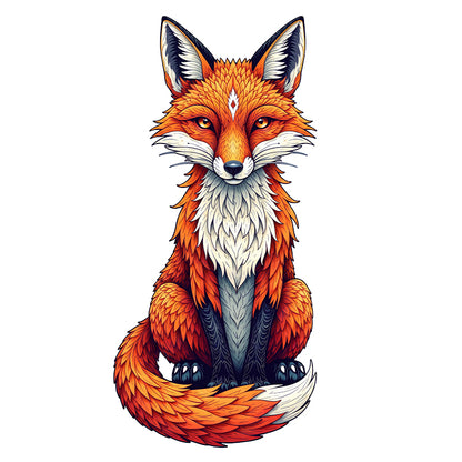 The Gilded Fox - Wooden Jigsaw Puzzle
