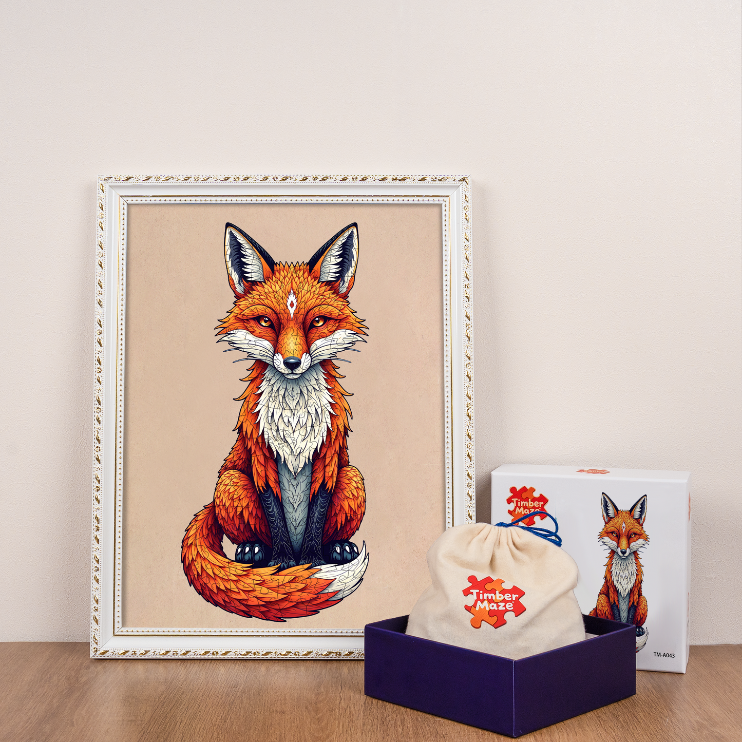 The Gilded Fox - Wooden Jigsaw Puzzle
