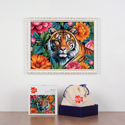 The Tiger's Sanctuary - Wooden Jigsaw Puzzle