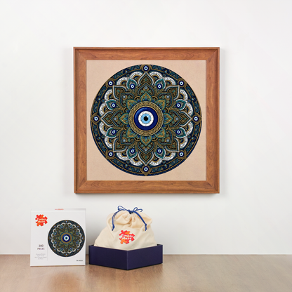 Sacred Eye of Protection - Wooden Jigsaw Puzzle