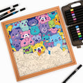 Beastly Bunch - Wooden Coloring Puzzle