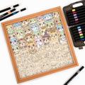 Chinchilla - Wooden Coloring Puzzle