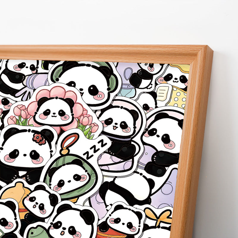 Panda II - Wooden Coloring Puzzle