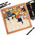 Shiba Inu - Wooden Coloring Puzzle