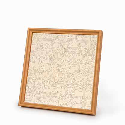 Happy Pets - Wooden Coloring Puzzle