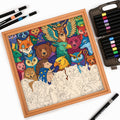 Enchanted Forest Friends - Wooden Coloring Puzzle