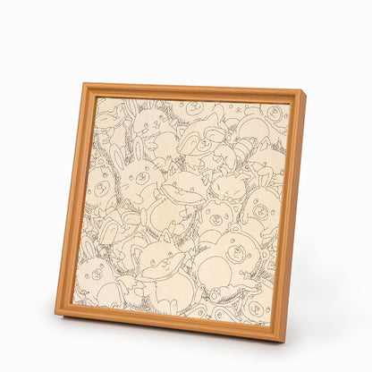 Forest Friends - Wooden Coloring Puzzle