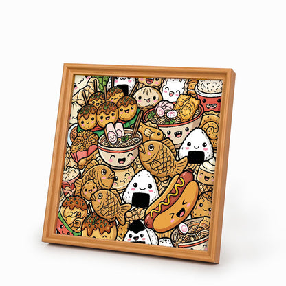Happy Bites - Wooden Coloring Puzzle
