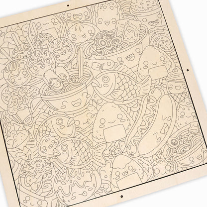 Happy Bites - Wooden Coloring Puzzle