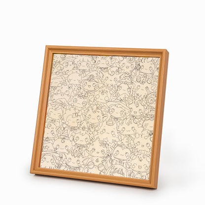 Monster Mash - Wooden Coloring Puzzle