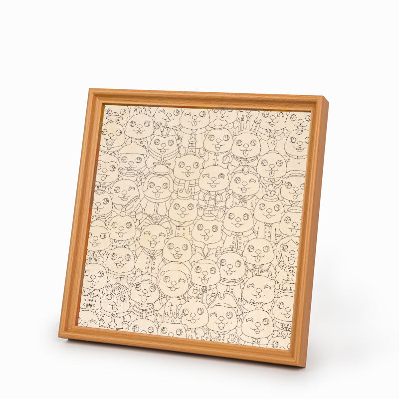 sloth - Wooden Coloring Puzzle