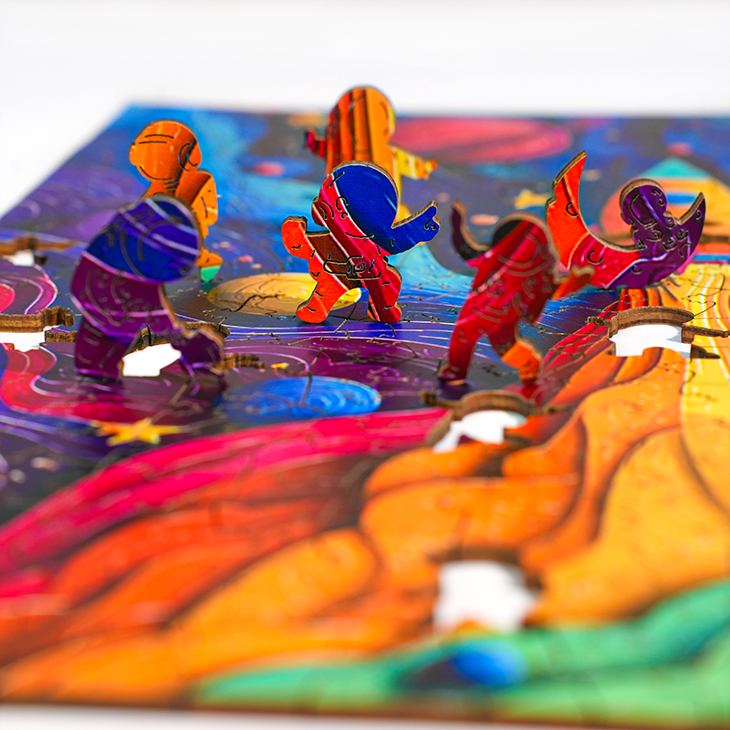 Space Rocket - Wooden Jigsaw Puzzle
