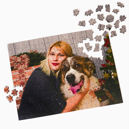 Personalized Photo Pet Lover Theme Wooden Puzzles