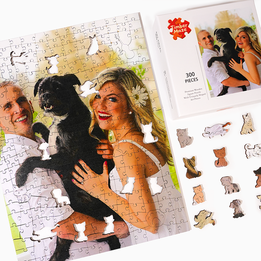 Personalized Photo Love Theme Wooden Puzzles