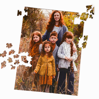 Personalized Photo Family Theme Wooden Puzzles