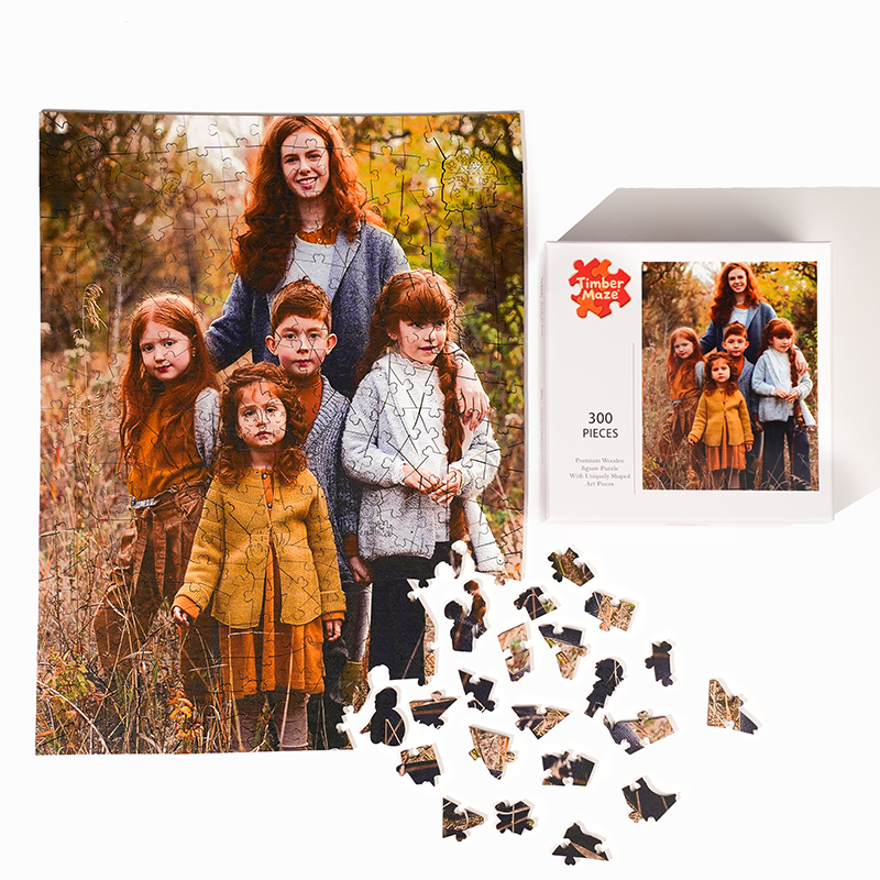 Personalized Photo Family Theme Wooden Puzzles