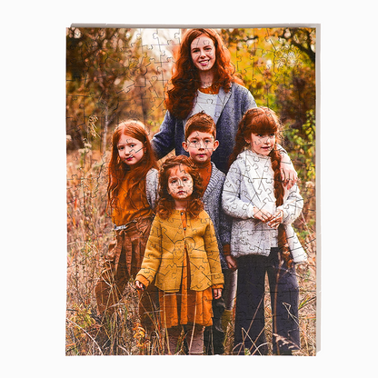 Personalized Photo Family Theme Wooden Puzzles