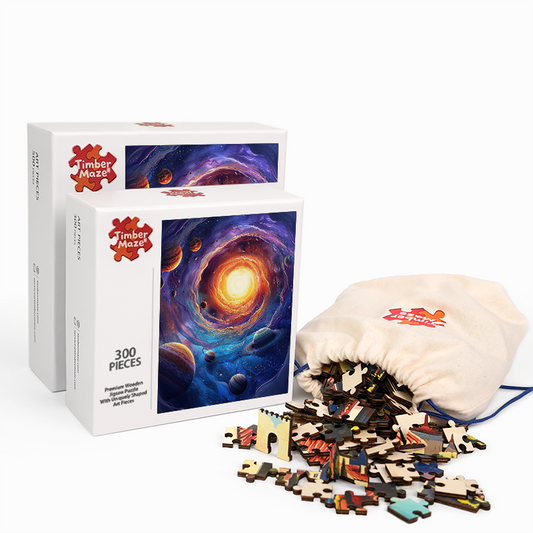 Cosmic Vortex - Wooden Jigsaw Puzzle