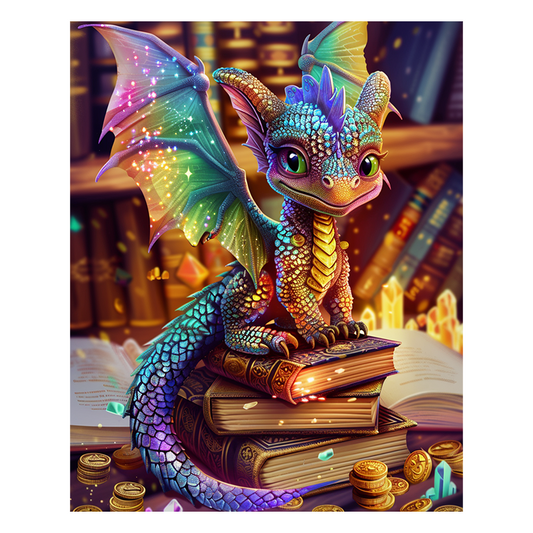 Dragon and Treasure - Wooden Jigsaw Puzzle