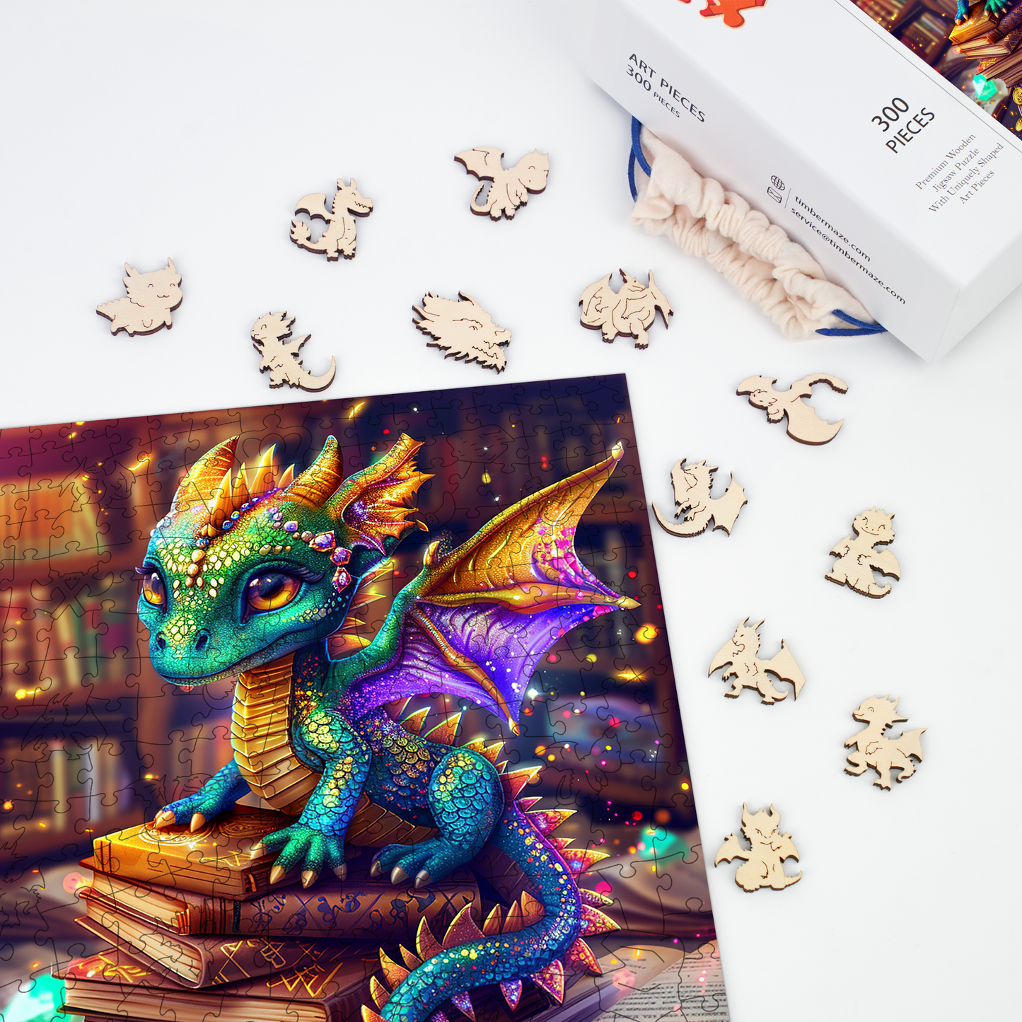 Treasure Dragon - Wooden Jigsaw Puzzle