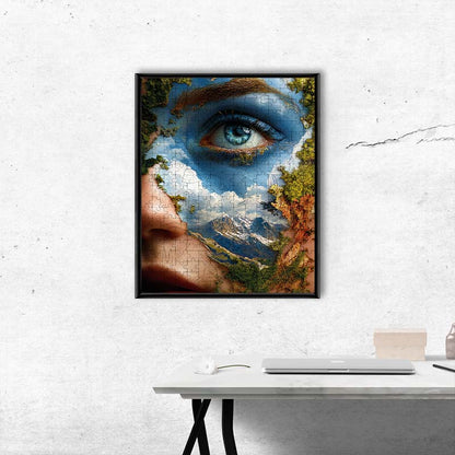 Earth's Gaze - Wooden Jigsaw Puzzle