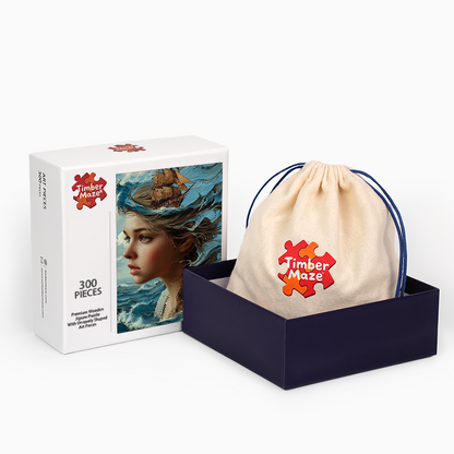 Seascape Siren - Wooden Jigsaw Puzzle