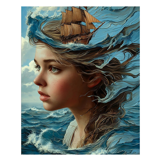 Seascape Siren - Wooden Jigsaw Puzzle
